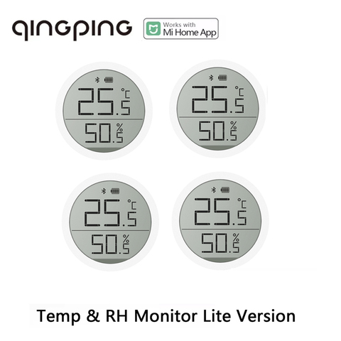 Qingping – thermomètre et hygromètre Bluetooth, capteur de température et d'humidité, stockage de données, écran LCD à encre, édition Lite ► Photo 1/6