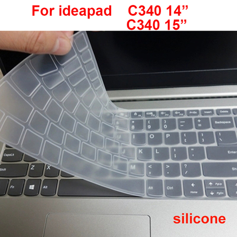 Coque de clavier d'ordinateur portable en silicone, 15.6 pouces