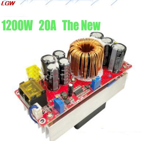 1200W 20A DC-DC convertisseur Boost Module d'alimentation 10-60V à 12-90V chargeur de tension réglable le nouveau ► Photo 1/6