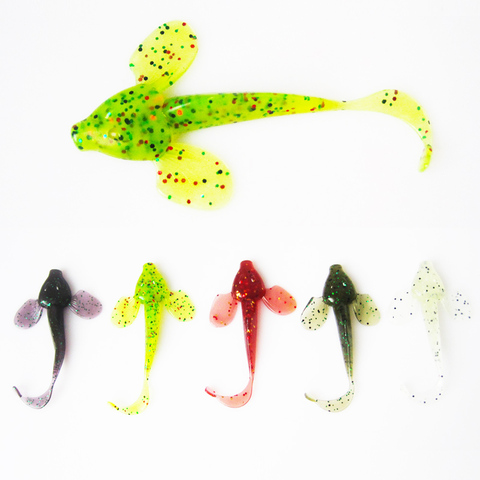 POETRYYI Leurre Souple 4.5g 85mm 1 PC/Lot Pêche Swimbait Leurre Ensemble Queue Ver D'eau Salée/Eau Douce Appâts De Pêche ► Photo 1/6