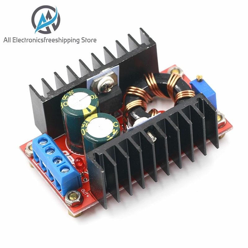 Convertisseur de tension de véhicule, 10-30V vers 12-35V CC, 150W, 10a, régulateur de tension réglable pour véhicule, chargeur de voiture LED d'alimentation ► Photo 1/2