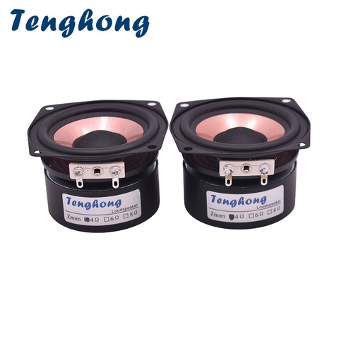 Tenghong 1 pièces 4 Ohm 8 Ohm 2.5 pouces puissance pleine fréquence haut-parleur AS-25QF01 HIFI haute sensibilité maison amplificateur Audio haut-parleur 20W ► Photo 1/6