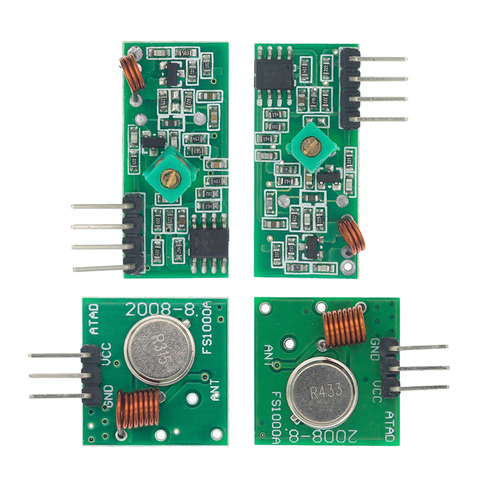Module émetteur et récepteur RF 433 Mhz, Kit de liaison pour ARM/MCU WL, 315MHZ/433 MHZ, télécommande sans fil pour arduino, Kit de bricolage ► Photo 1/6