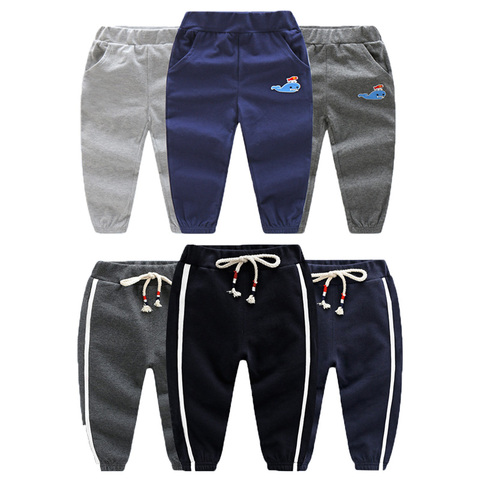 Automne garçons filles pantalons de sport enfants coton pantalons de survêtement pour garçon taille élastique printemps bébé pantalon décontracté enfants vêtements 2-6Y ► Photo 1/5