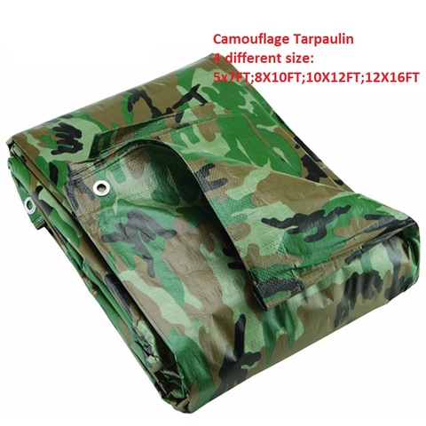 Bâche de Camouflage imperméable pour jardin, 4 Types, tente d'extérieur, tissu huileux épais, couverture de voiture, voile de parasol d'été ► Photo 1/6