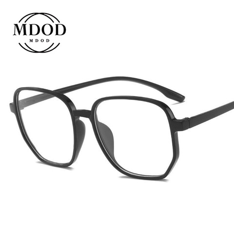 Lunettes de myopie surdimensionnées pour hommes et femmes, polygone fini Anti-lumière bleue, 0-1.0-1.5-2.0-2.5-3 -3.5-4.0 2022 ► Photo 1/6