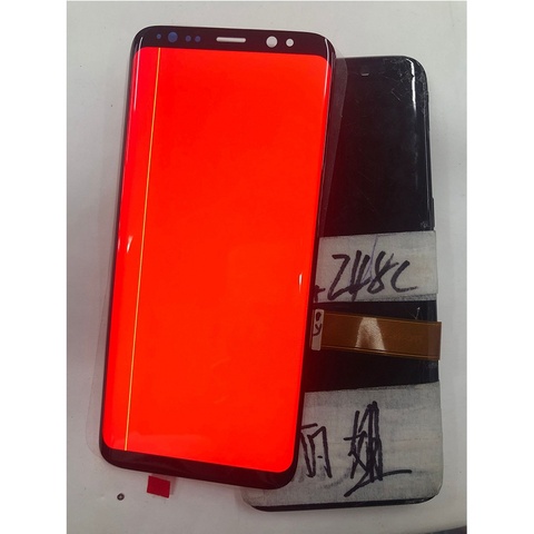 Réparation écran de bord Separete verre pratique Lcd pour samsung S8 S8 Plus écran LCD G955 S9 s9 Plus verre cassé ligne d'écran à points ► Photo 1/6