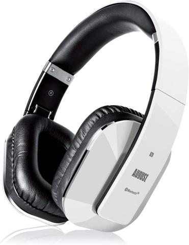 Août EP650 casque Bluetooth avec micro sur l'oreille stéréo Bluetooth 4.2 casque aptX casque sans fil pour TV, téléphone-blanc ► Photo 1/6