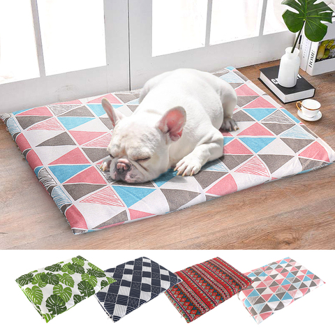 Matelas de lit pour chiens d'hiver | Matelas pour animaux domestiques doux, matelas pour lits, canapé chaud pour animaux, petits moyens et grands chiens Chihuahua Cama Perro ► Photo 1/6