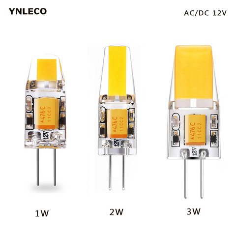 Ampoule LED COB G4 1W 2W 3W G4 12V AC DC, lampe 360 Angle de faisceau, remplace 10W 20W 30W pour projecteur halogène ► Photo 1/6