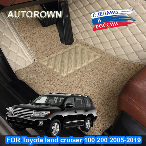 Tapis de sol de voiture personnalisé, intérieur de voiture 3D, pour Toyota Land cruiser 100 200-1998 ans, accessoires d'intérieur de voiture ► Photo 1/6