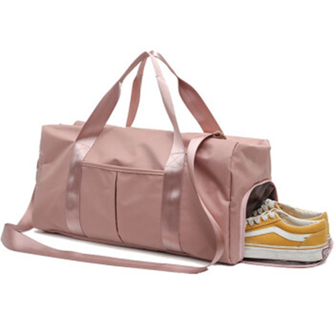 Sacs de Sport en Nylon imperméables en plein air hommes femmes formation Fitness voyage sac à main tapis de Yoga sac de Sport avec compartiment à chaussures ► Photo 1/6