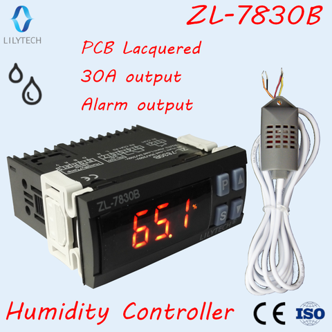 ZL-7830B, 30A relais, 100-240Vac, Numérique, Humidité Contrôleur, Hygrostat, Lilytech ► Photo 1/6