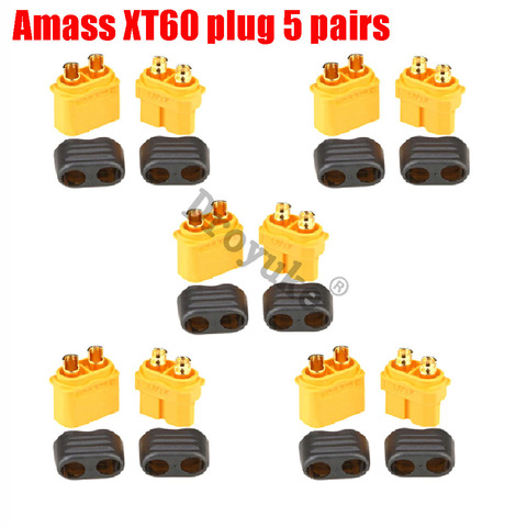 Connecteurs XT60 XT30 T EC2 EC3 5 mâles 5 femelles, 10 pièces, prise pour Drone de course RC Quadcopter FPV, batterie Lipo tinyhoop ► Photo 1/6