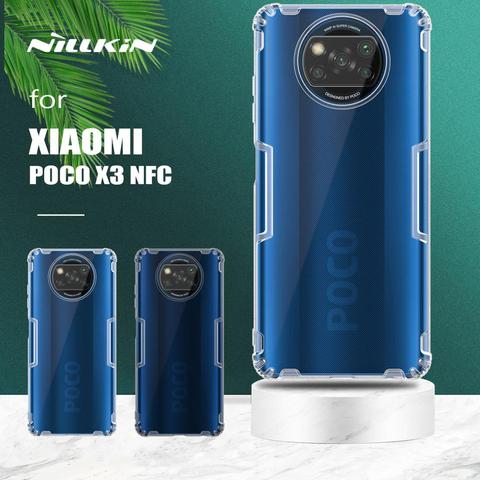 Pour Xiaomi Poco X3 étui NFC Nillkin étui de téléphone en Silicone souple étui de protection mince Capa pour Xiaomi Poco X3 NFC Version mondiale ► Photo 1/6
