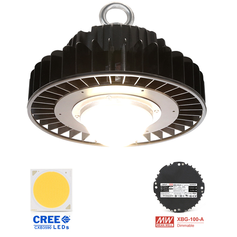 Lampe horticole de croissance CXB3590 COB LED à spectre complet, 100W, 3500K LUMENS, CXM32 LED, pour tente/chambre de culture hydroponique intérieure, plante ► Photo 1/6