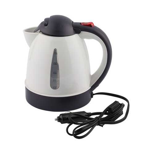 Mini bouilloire électrique Portable en acier inoxydable 304, 12V/24V, 1l, pour le thé, le café, le thé, l'eau bouillante ► Photo 1/6