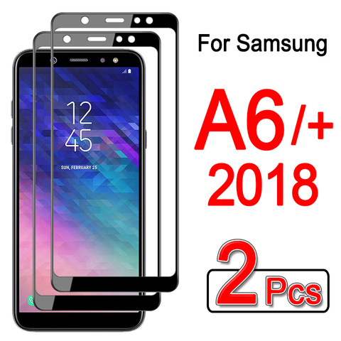 2 pièces en verre trempé pour samsung galaxy a6 plus 2022 protecteur d'écran pour samsung a 6 plus 6 plus a6plus 2022 protection verre film ► Photo 1/6