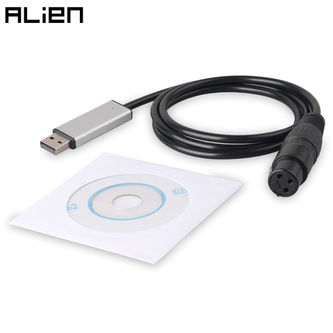 ALIEN – adaptateur USB vers DMX, contrôleur USB DMX512, variateur de Conversion de Signal pour DJ scène, lumières Laser à tête mobile ► Photo 1/6