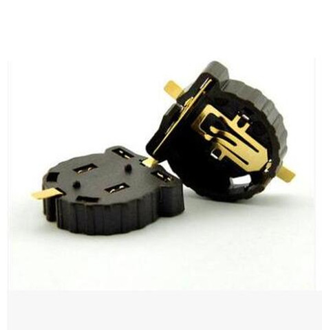 Support de batterie bouton 3V, 10 pièces/lot, CR1220 CR1225, SMD ► Photo 1/1