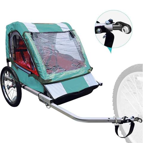 Facile à installer pratique en acier vélo remorque attelage coupleur vélo arrière connecteur supports parfait pour bébé animaux divers remorque ► Photo 1/6