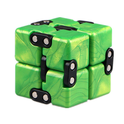 QiYi 2x2 Cube fou 2x2x2 Cube infini magique sans fin se détendre soulager la pression 2 couches Cube Puzzle jouets pour enfants cadeau ► Photo 1/6