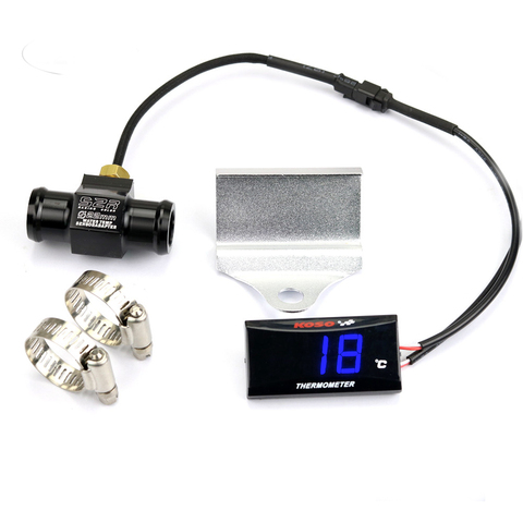 Thermomètre de Moto, Jauge de Température d'eau de Moto DC12V