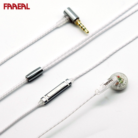 FAAEAL – écouteurs Hifi Iris, oreillettes 32 ohms, coque entièrement transparente, musique Pop, pour Xiaomi/Huawei/iphone ► Photo 1/6