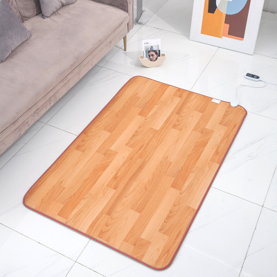 Tapis de bureau chauffant électrique 50x30, couverture chauffante pour la maison en hiver, pieds chauds, Thermostat, outils de réchauffement ► Photo 1/5