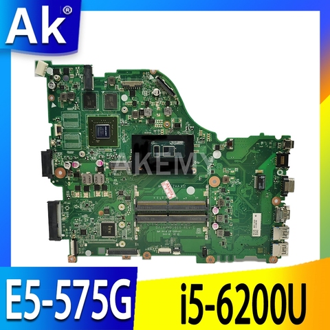 Pour ACER Aspire E5-575G E5-575 carte mère d'ordinateur portable F5-573 Mainboard REV: DAZAAMB16E0 100% test OK avec i5-6200 CPU GT940MX-2GB GPU ► Photo 1/6