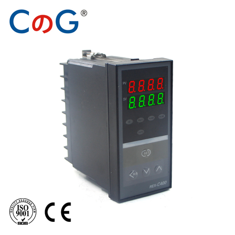 Thermostat PID régulateur de température, CG REX-400 48x96mm entrée 1300 degrés K J PT100 0-10V 4-20mA sortie relais SSR 220V 24V 380V ► Photo 1/6