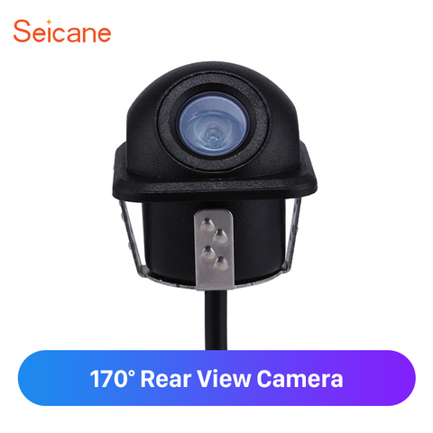Système d'aide au stationnement de voiture étanche Seicane 170 degrés haute définition couleur CCD HD sauvegarde avec caméra de recul de Vision nocturne ► Photo 1/6
