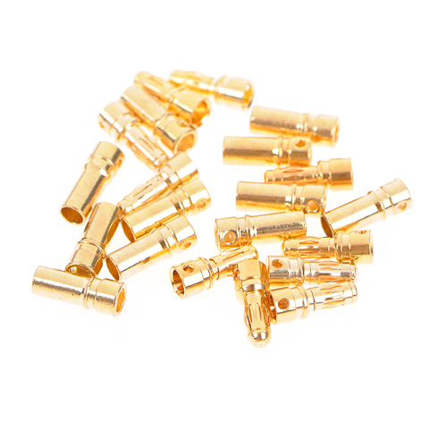 10 paires 3.5mm plaqué or balle banane connecteur pour RC moteur batterie mâle + femelle connecteur ► Photo 1/6