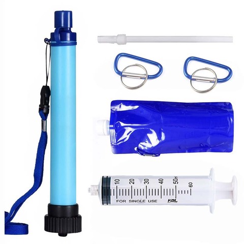 Purificateur d'eau multifonction Portable, pour survie en plein air, Camping, randonnée, urgence, survie ► Photo 1/6