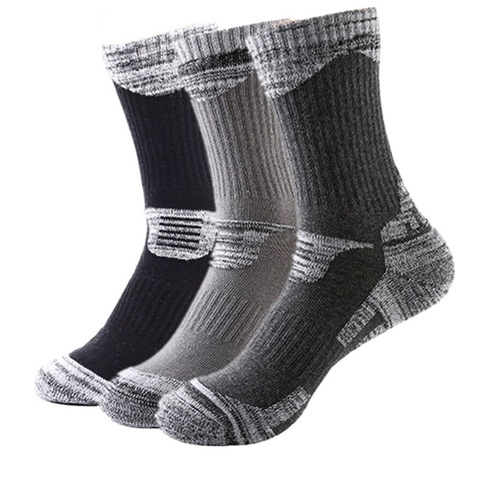 Chaussettes thermiques pour Sports, cyclisme, Trekking, randonnée, pour hommes et femmes, 3 paires/lot ► Photo 1/6