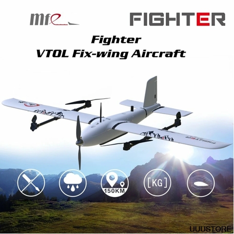 MFE Fighter – avion de chasse RC avec ailes articulées de 2430mm, aile composée, EPO VTOL, arpentage aérien, UAV FPV, KIT d'avion, jouets DIY ► Photo 1/6