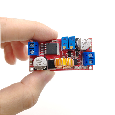 Module de régulateur de convertisseur de tension abaisseur d'alimentation réglable grand courant 5A, courant Constant et tension XL4015 ► Photo 1/6