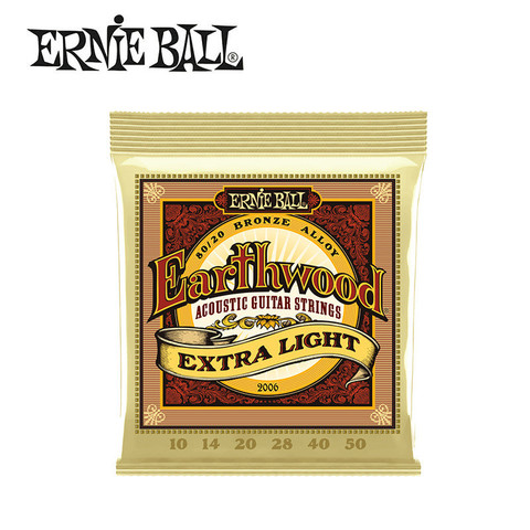 Ernie Ball-jeu de cordes de guitare acoustique, cordes en Bronze, en bois de terre pour Instruments de musique ► Photo 1/6