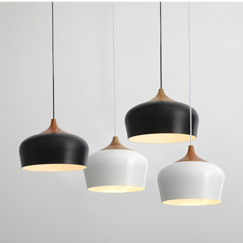 Lampes suspendues minimalistes E27 abat-jour en aluminium décor suspension luminaires Dia 30cm ► Photo 1/6