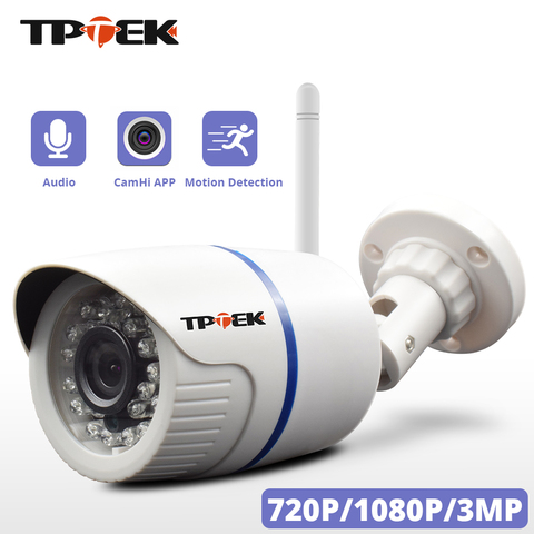 Caméra IP HD 1080P caméra extérieure WiFi caméra de sécurité à domicile 3MP Surveillance sans fil wi-fi balle étanche IP Onvif Camara CamHi Cam ► Photo 1/6