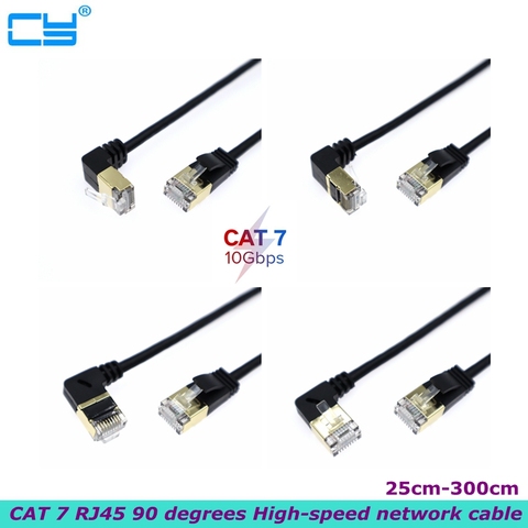 10gbps CAT7 Lan câble RJ45 cat 7 câble UTP rj45 câble réseau Ethernet pull court pour ordinateur portable routeur XBox PC câble ► Photo 1/1