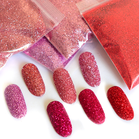 RIKONKA 10G dégradé brillant ongles poudre Art paillettes paillettes Chrome Pigment sucre poussière Gel vernis manucure décorations conseils ► Photo 1/6