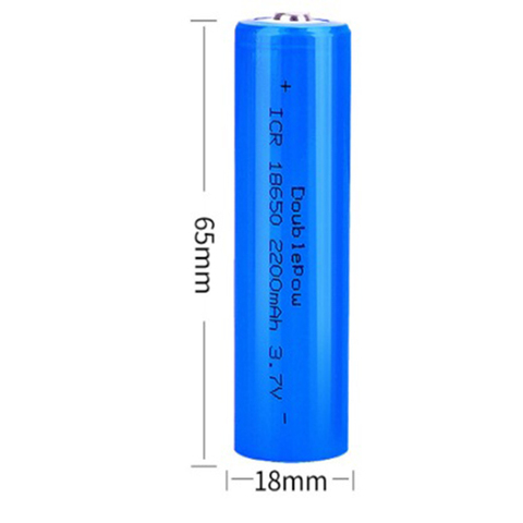 Batterie lithium rechargeable, 100%, 18650 v, 3.7 mah, pour lampe de poche, originale, nouvelle collection, 2200 ► Photo 1/4