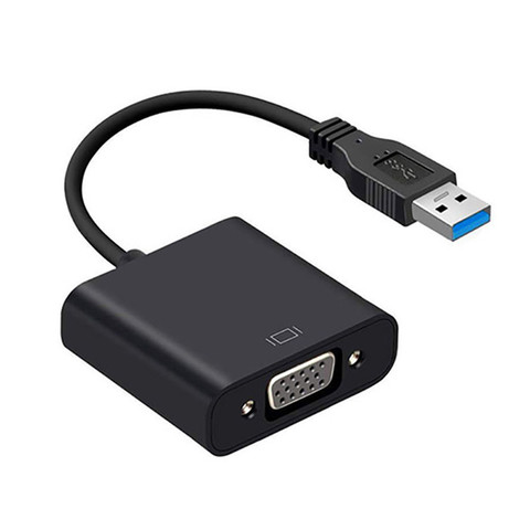 Adaptateur USB 3.0 vers VGA, carte graphique externe, convertisseur vidéo multi-affichage, pour PC portable, Windows 7 8 10 ► Photo 1/6