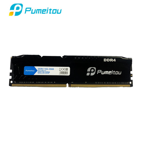 Pumeitou AMD RAM DDR4 4GB 8GB 16GB 2133 2400 2666 MHz ordinateur de bureau de mémoire mémoire 288 broches 1.2V nouvelles RAM ► Photo 1/5