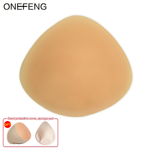 ONEFENG Silicone Forme Du Sein pour La Mastectomie Femmes Faux Du Sein Faire Corps Équilibre Artificielle Boob Grosse Poitrine Préféré 150-300 g/pc ► Photo 1/6