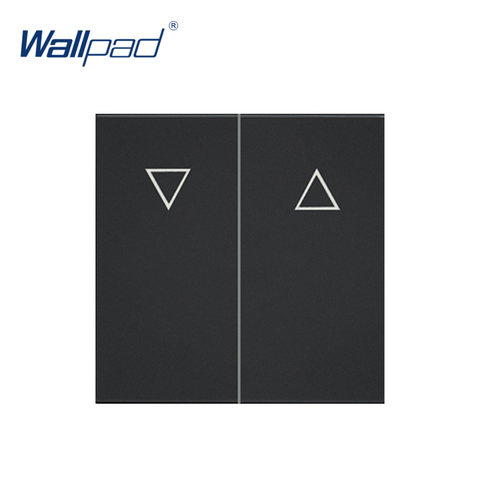 Bouton rideau Wallpad 2 Gang réinitialiser bouton poussoir momentané pour Module seulement 52*52mm ► Photo 1/6