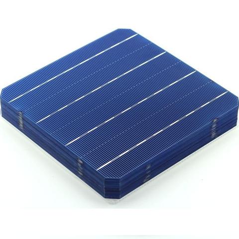 10 pièces Mono cellules solaires haute efficacité 21.6% A grade top qualité bricolage panneau solaire chargeur solaire ► Photo 1/5