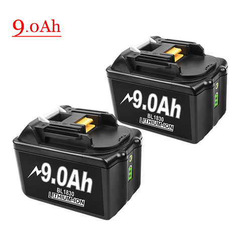 BL1830 18V 9.0Ah Li-ion Batterie Pour Makita BL1815 BL1835 BL1840 BL1850 BL1860 LXT400 194204-5 194205-3 Outils Électriques Sans Fil ► Photo 1/6