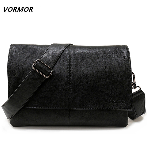 VORMOR Marque Casual Enveloppe de Sac À Main Sacs Hommes En Cuir D'épaule Bandoulière Sac D'affaires Satchel Hommes Messenger Sacs ► Photo 1/6